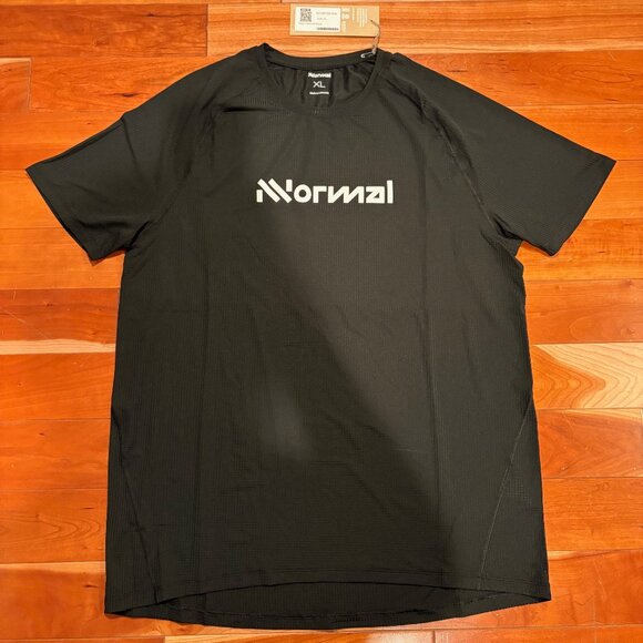 Race T-Shirt Running NNormal Black Men's XL - Picture 2 of 12